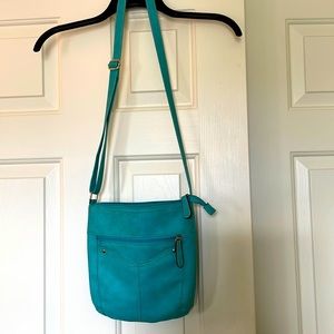 Beautiful teal blue bag by Croft & Barrow!